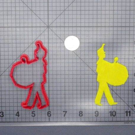 Marching Band Drummer 266-G254 Cookie Cutter Silhouette