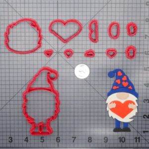 Valentines Day - Gnome with Heart 266-G243 Cookie Cutter Set