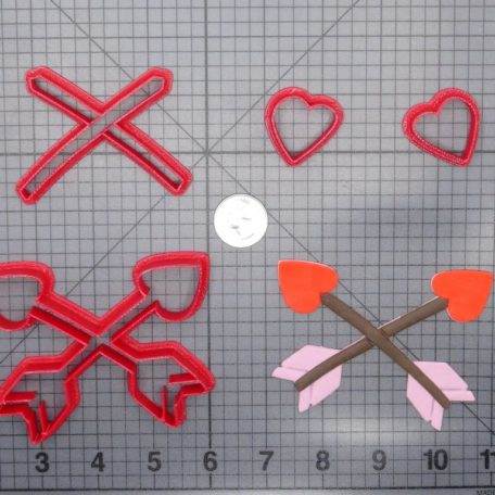 Valentines Day - Heart Arrows 266-G241 Cookie Cutter Set