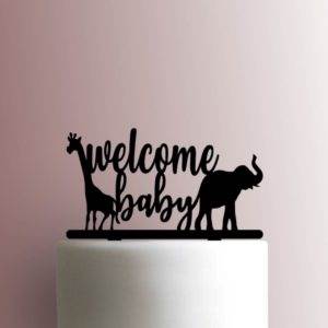 Welcome Baby Animals 225-A696 Cake Topper