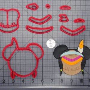 Disney Ears - Peter Pan - Tiger Lily 266-G212 Cookie Cutter Set