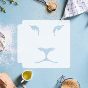 Lion Face 783-F389 Stencil