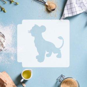 Lion King - Simba Body 783-F391 Stencil Silhouette