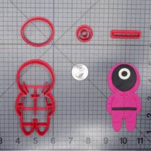 Squid Game - Soldier Circle Body 266-G403 Cookie Cutter Set
