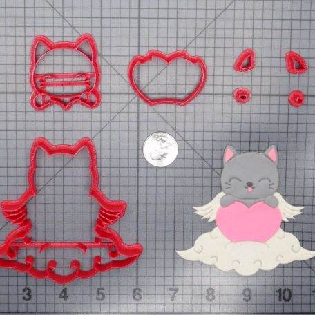 Valentines Day - Cat Cupid 266-G421 Cookie Cutter Set