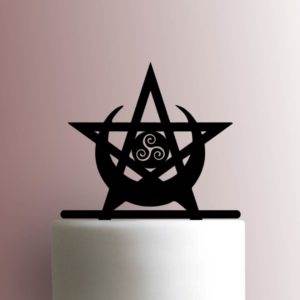 Wiccan Symbols 225-A798 Cake Topper