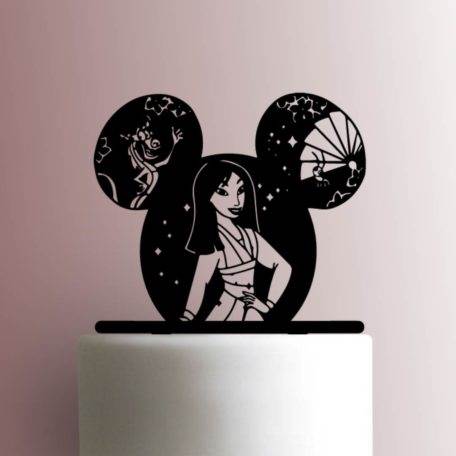 Disney Ears Cameo - Mulan 225-A818 Cake Topper