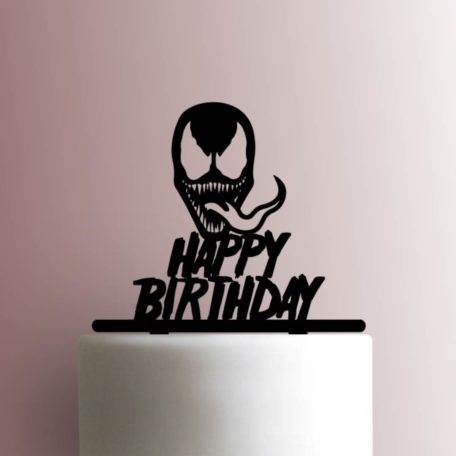 Venom Happy Birthday 225-A885 Cake Topper