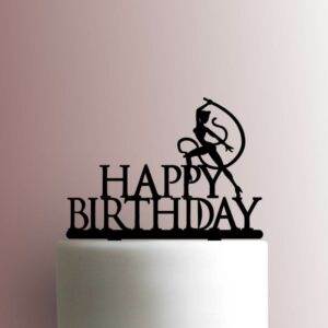 Cat Woman Happy Birthday 225-A911 Cake Topper