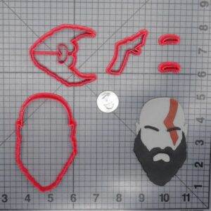 God of War - Kratos Head 266-G447 Cookie Cutter Set