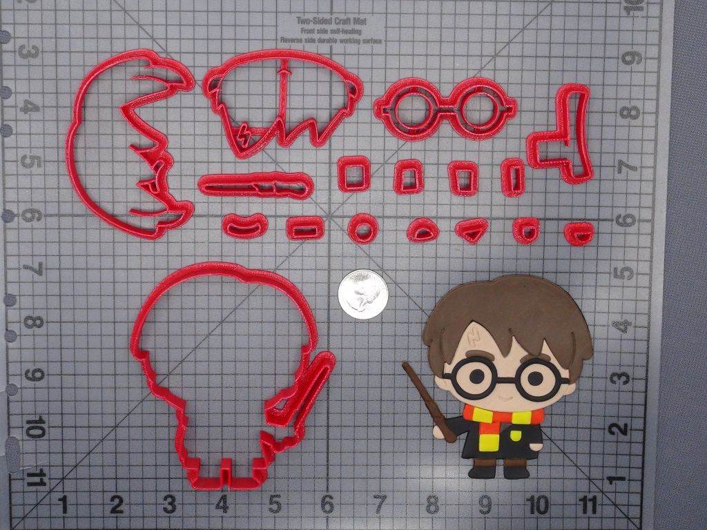 Harry Potter - Ron Cartoon Fondant Cookie Cutter Set - Large Sizes