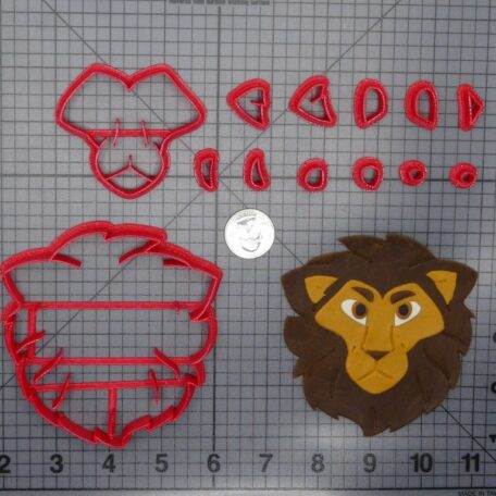 Lion Head 266-G528 Cookie Cutter Set
