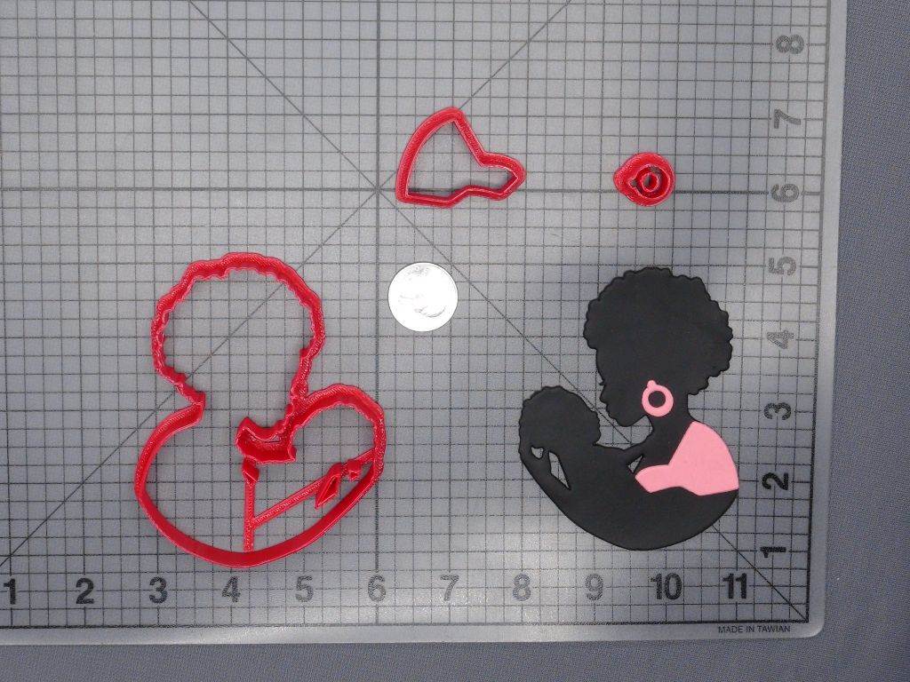 Teddy Bear Silhouette 2 Fondant Cookie Cutter - Large Sizes! Extra