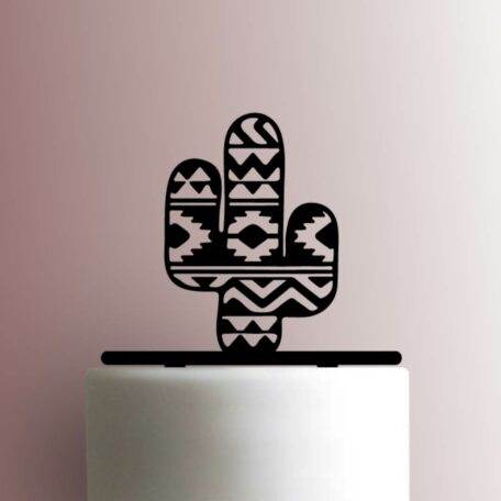 Cactus with Tribal Print 225-A948 Cake Topper