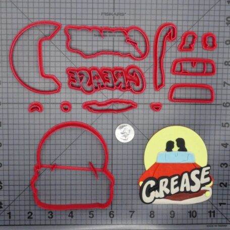 Grease 266-G618 Cookie Cutter Set