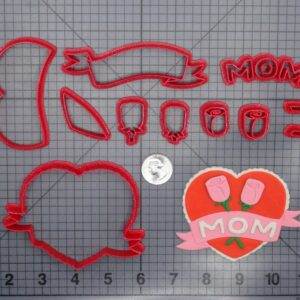 Mom Heart 266-G913 Cookie Cutter Set