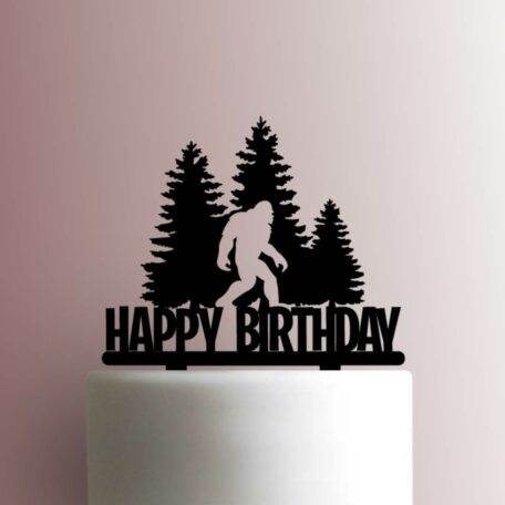 Sasquatch Happy Birthday 225-A953 Cake Topper