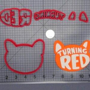 Turning Red Logo 266-G891 Cookie Cutter Set