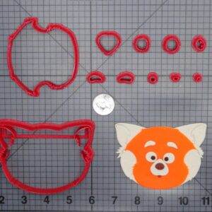 Turning Red - Meilin Red Panda Head 266-G894 Cookie Cutter Set