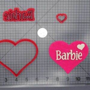 Barbie Heart 266-G899 Cookie Cutter Set