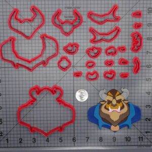 Beauty and the Beast - Beast 266-G718 Cookie Cutter Set