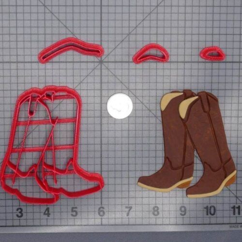 Cowboy Boots 266-G835 Cookie Cutter Set