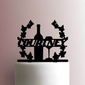 Custom Wine Name 225-A985 Cake Topper