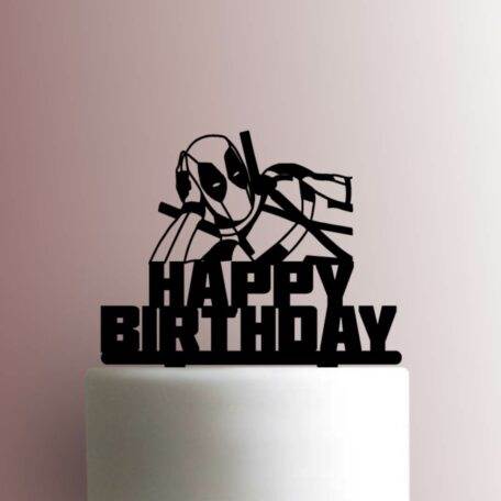 Deadpool Happy Birthday 225-A995 Cake Topper