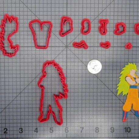 Dragon Ball Z - Goku Super Saiyan 3 Body 266-G829 Cookie Cutter Set