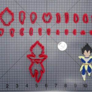 Dragon Ball Z - Vegeta Body 266-G855 Cookie Cutter Set