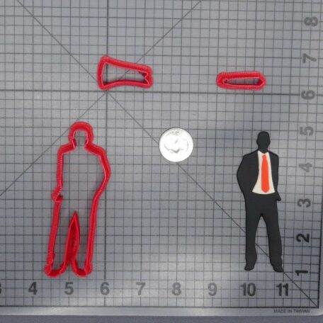 Man in Suit 266-G839 Cookie Cutter Set