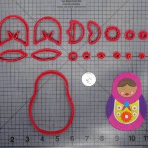 Matryoshka Russian Nesting Doll 266-G769 Cookie Cutter Set