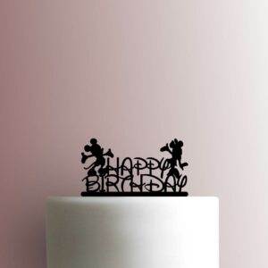 Mickey and Minnie Mouse Happy Birthday 225-B026 Cake Topper