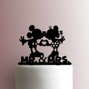 Mickey and Minnie Mouse Mr and Mrs 225-B018 Cake Topper