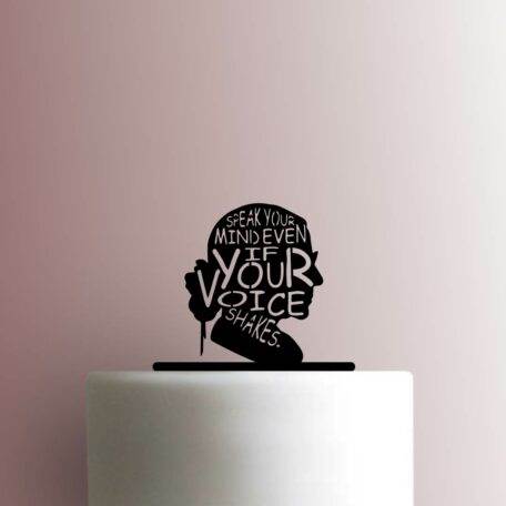 Ruth Bader Ginsburg - Speak Your Mind 225-B042 Cake Topper