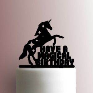 Unicorn Have A Magical Birthday 225-B020 Cake Topper