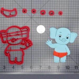 Word Party - Bailey Elephant Body 266-G749 Cookie Cutter Set