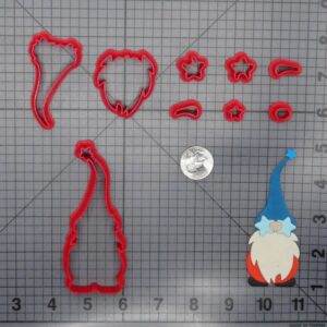 4th of July - Gnome with Glasses 266-H072 Cookie Cutter Set