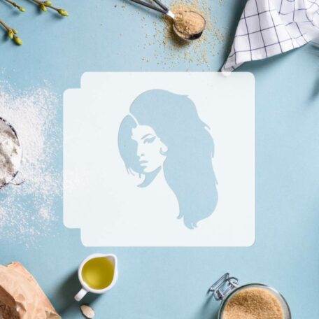 Amy Winehouse Head 783-G501 Stencil