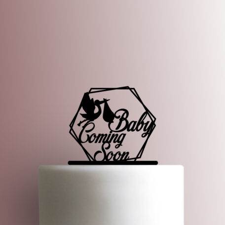 Baby Coming Soon 225-B124 Cake Topper