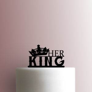 Her King 225-B088 Cake Topper