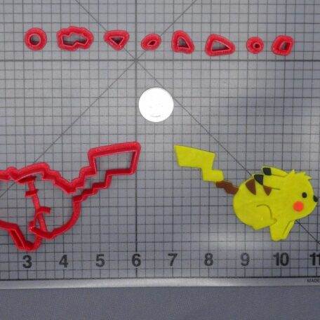 Pokemon - Pikachu Running Body 266-G937 Cookie Cutter Set