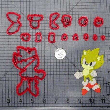 Sonic the Hedgehog - Super Sonic Body 266-H225 Cookie Cutter Set