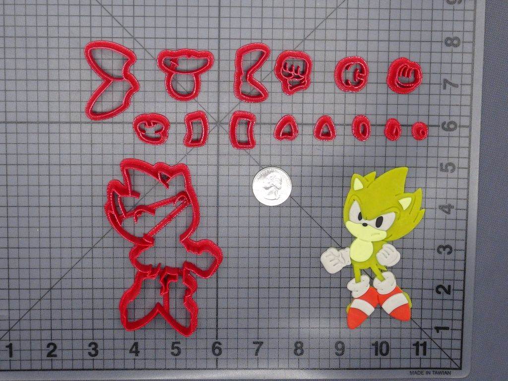 Personalized Sonic Cake Topper - Custom 3D Printed Decor for Sonic