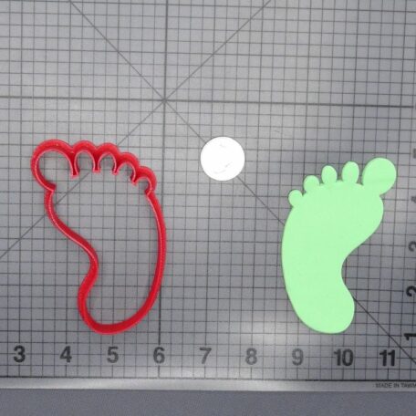 Baby Foot Left 266-H251 Cookie Cutter Silhouette