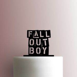 Fall Out Boy Logo 225-B149 Cake Topper