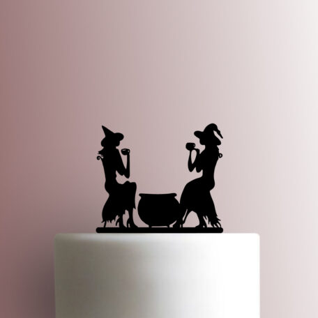 Halloween - Witches with Cauldron 225-B195 Cake Topper