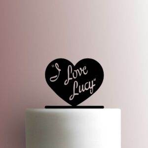 I Love Lucy Logo 225-B173 Cake Topper