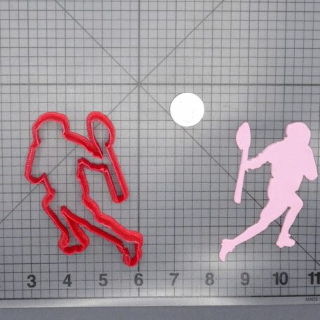 Lacrosse Player 266-H178 Cookie Cutter Silhouette
