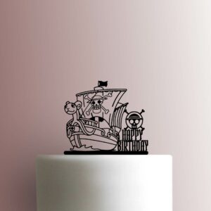 One Piece Happy Birthday 225-B105 Cake Topper